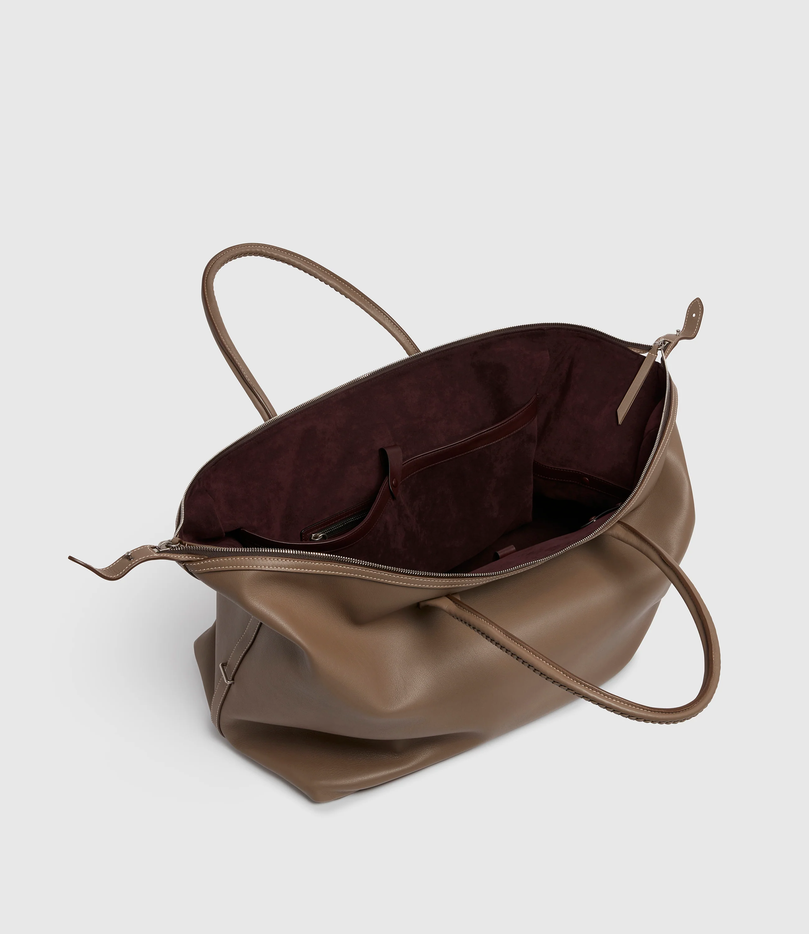 Vérité Weekend Bag Smooth Calfskin Taupe - Image 2