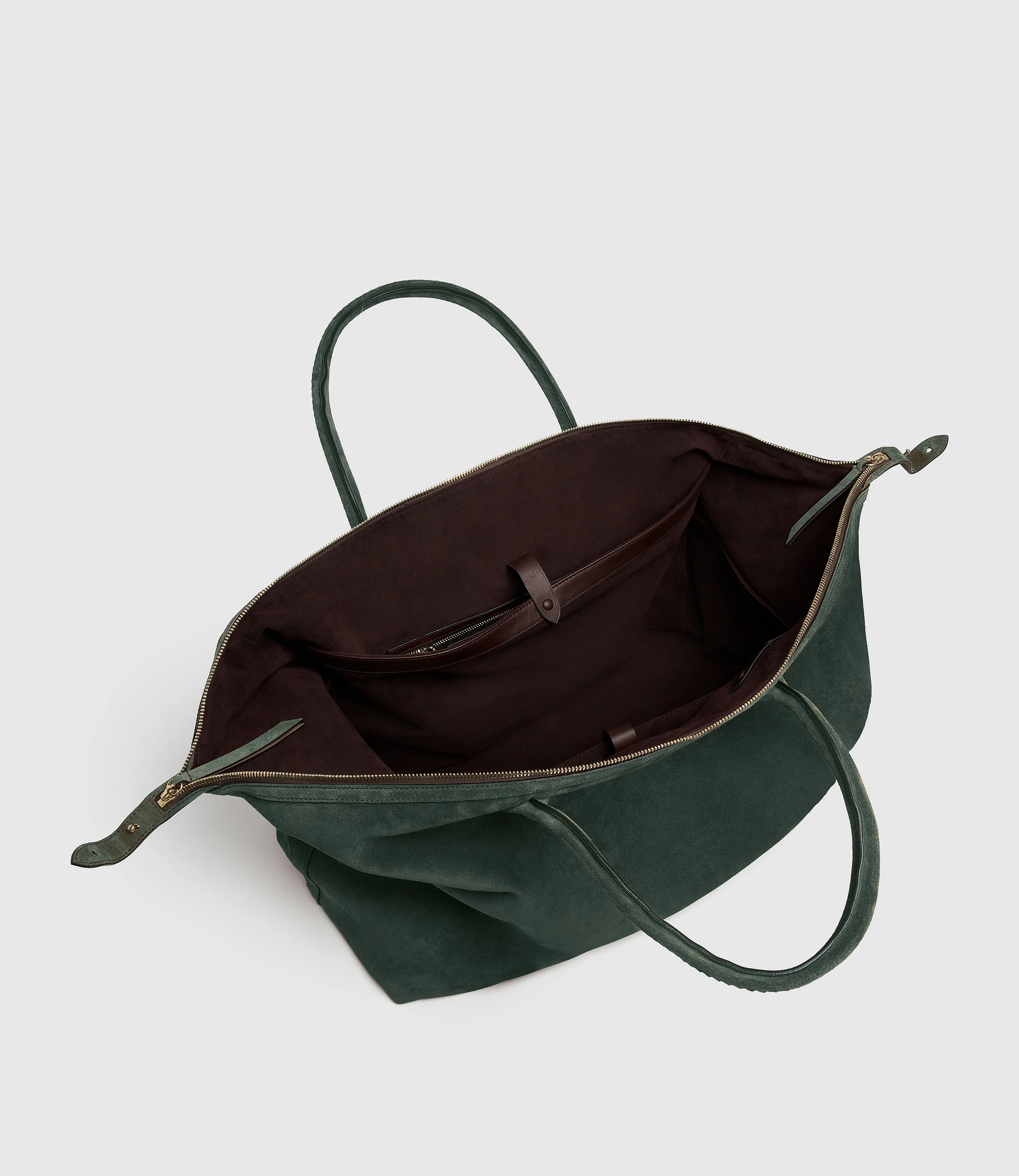 Vérité Weekend Bag Suede Emerald - Image 2