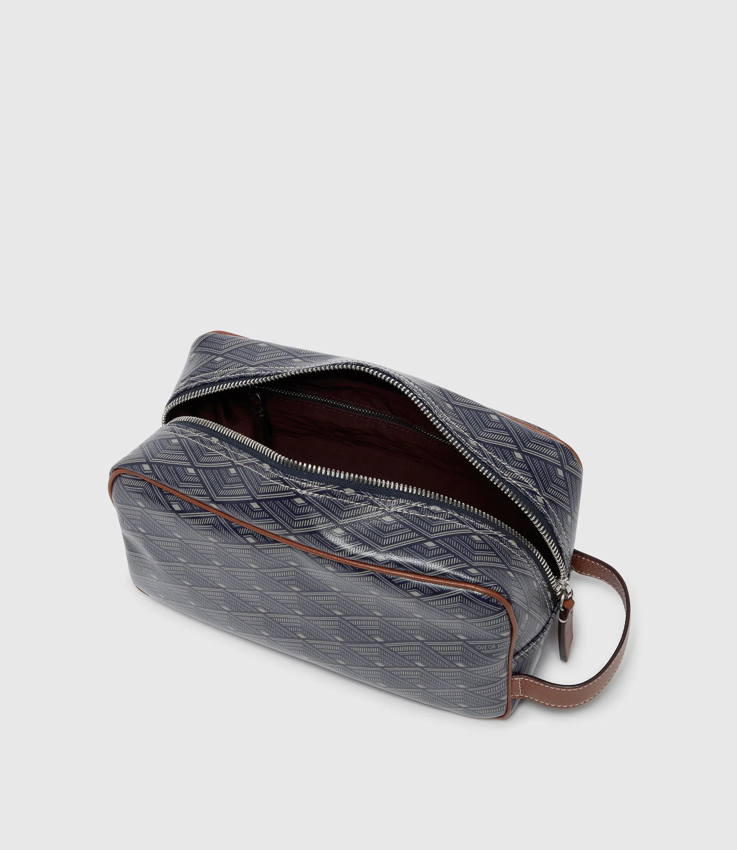 Wash Bag Signature Canvas Navy - Image 3