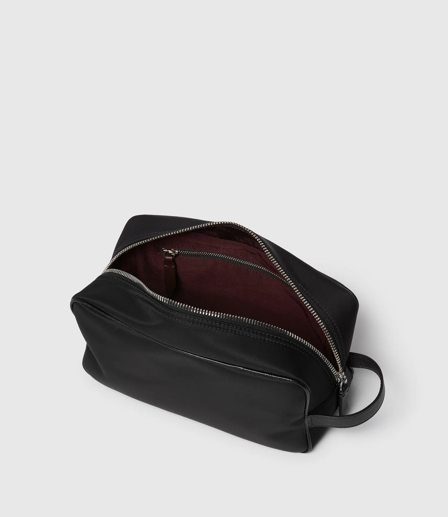 Wash Bag Nylon Black - Image 3