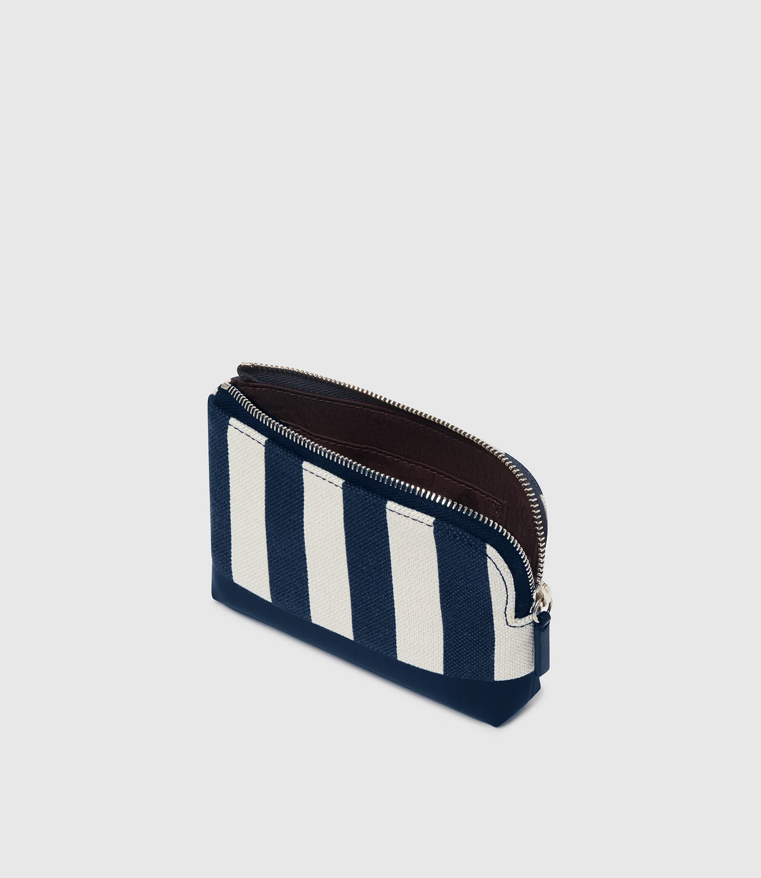 Westman Atelier By Métier Petite Makeup Pouch Jacquard Navy Stripe - Image 3