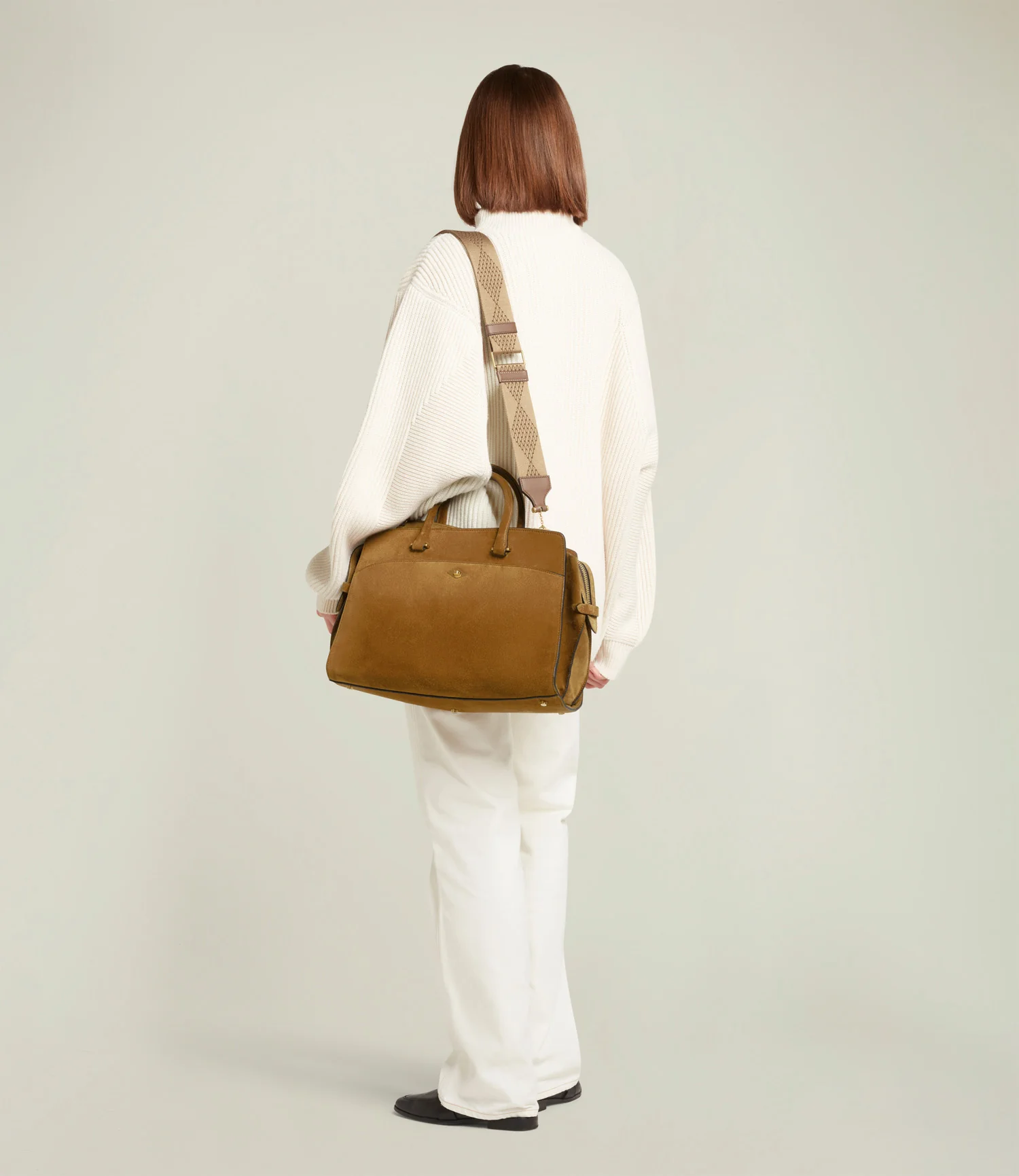 Women's Diamond Webbing Strap Havana - Image 4
