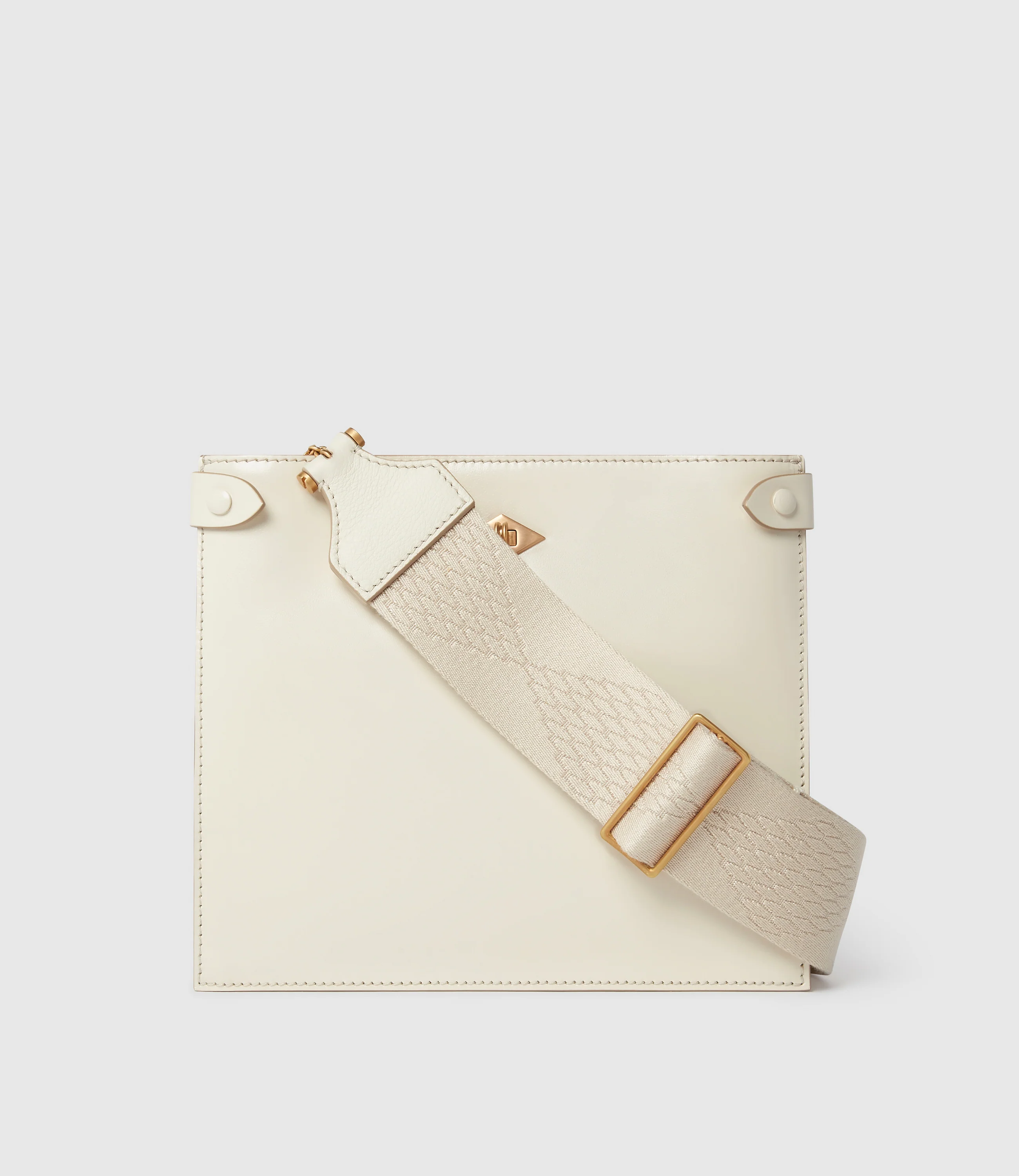 Women's Diamond Webbing Strap White Sand - Image 3