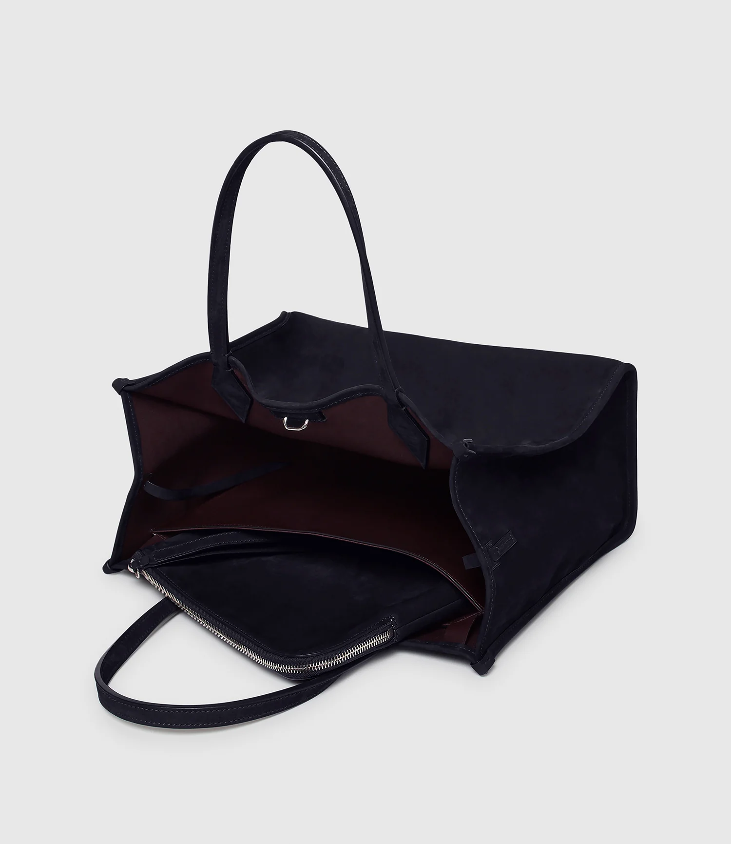 Wristlet Clutch Nubuck Navy - Image 6